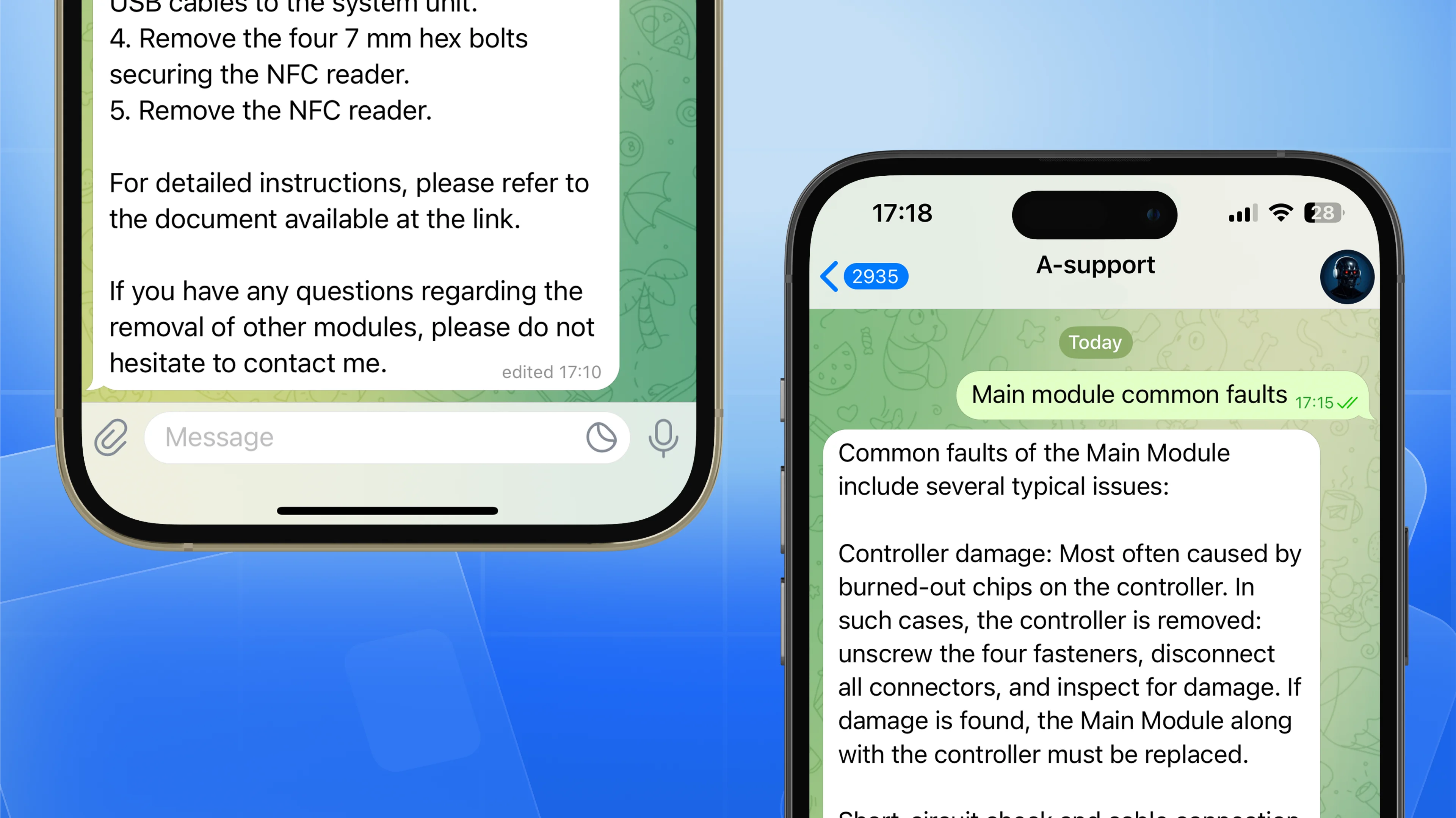 Case banner (mobile version)