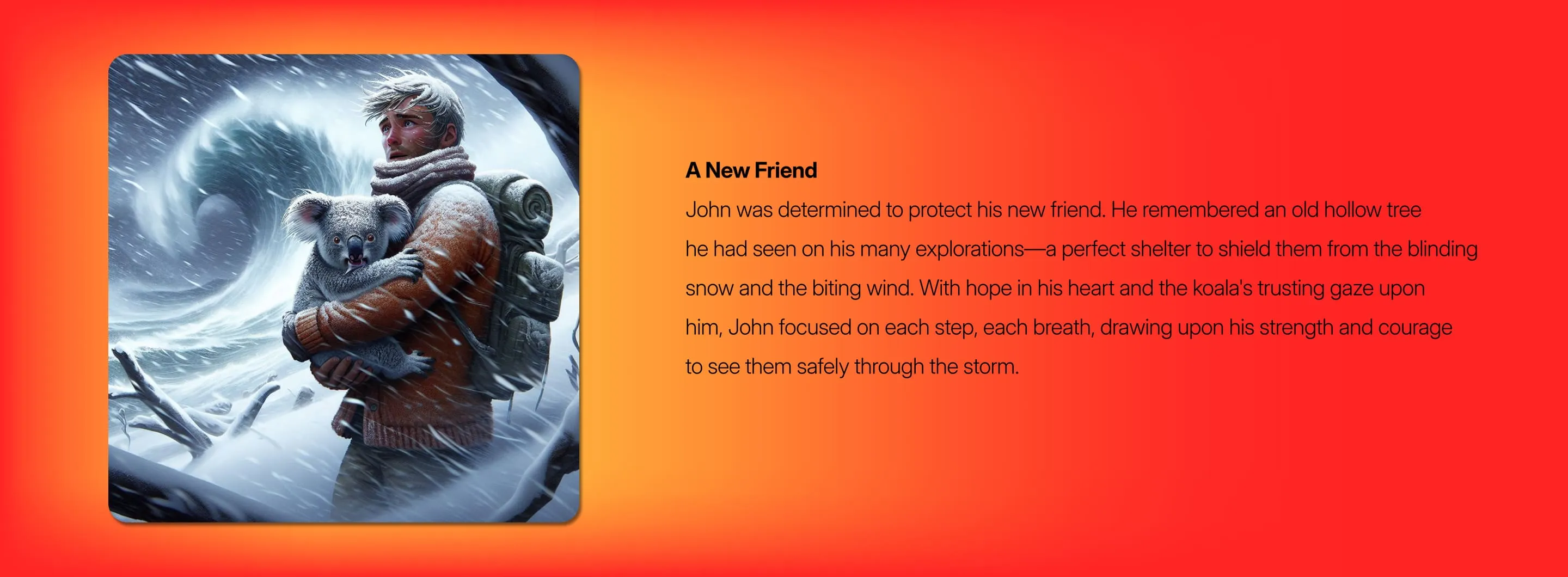 Case banner (mobile version)
