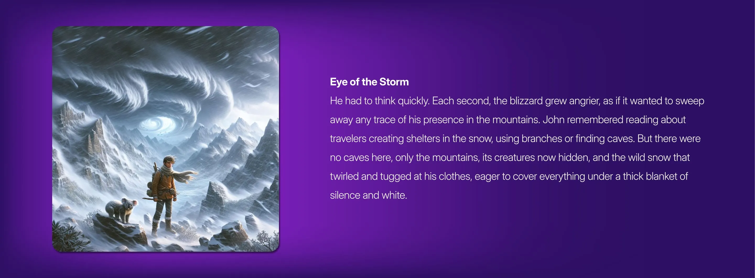 Case banner (mobile version)