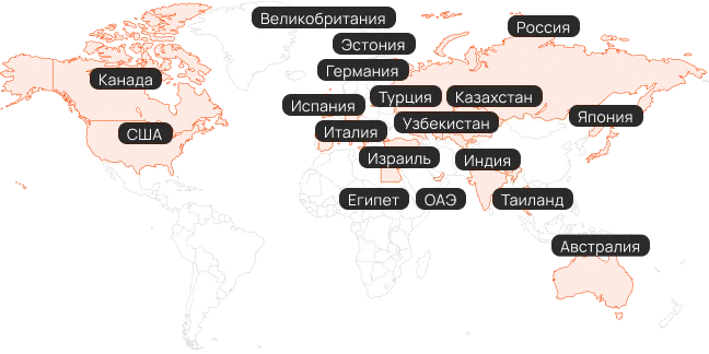 Карта клиентов (мобильная версия, светлая тема)