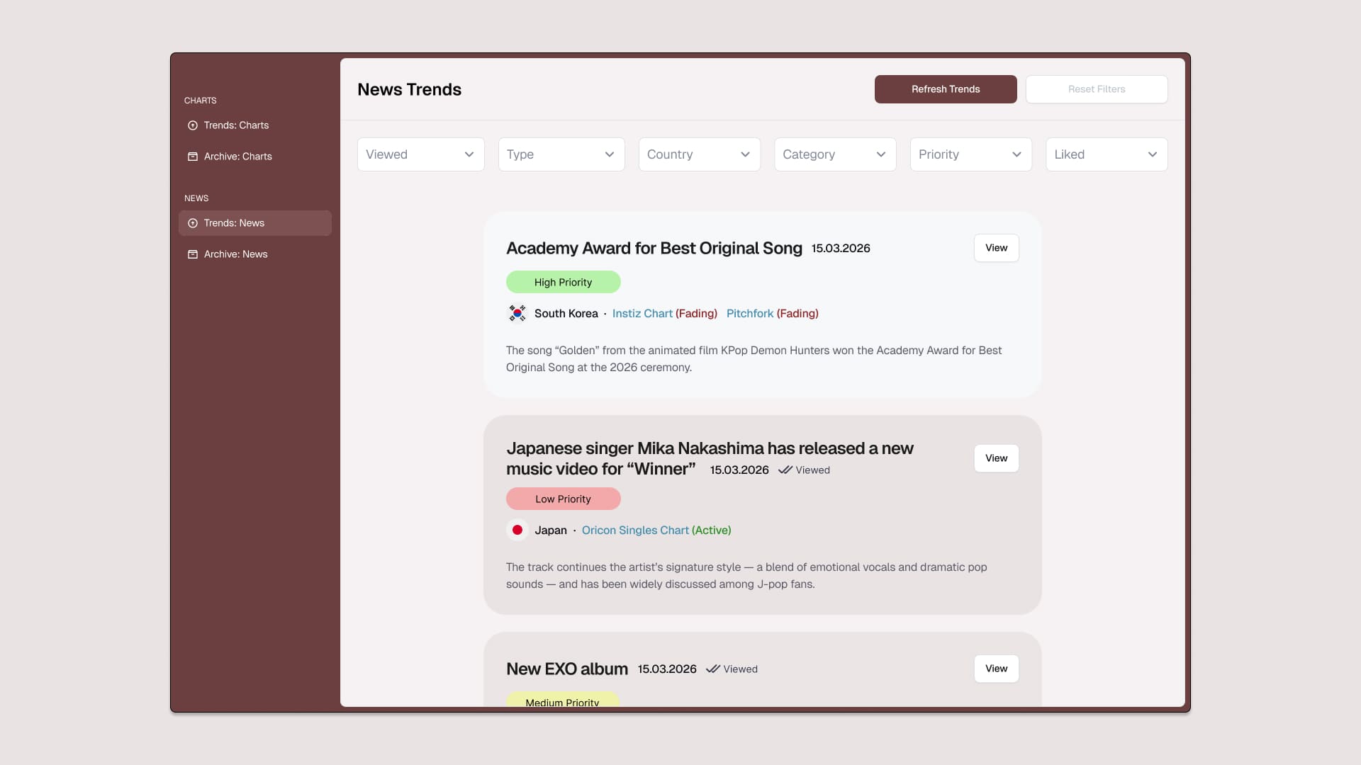 Case banner (mobile version)