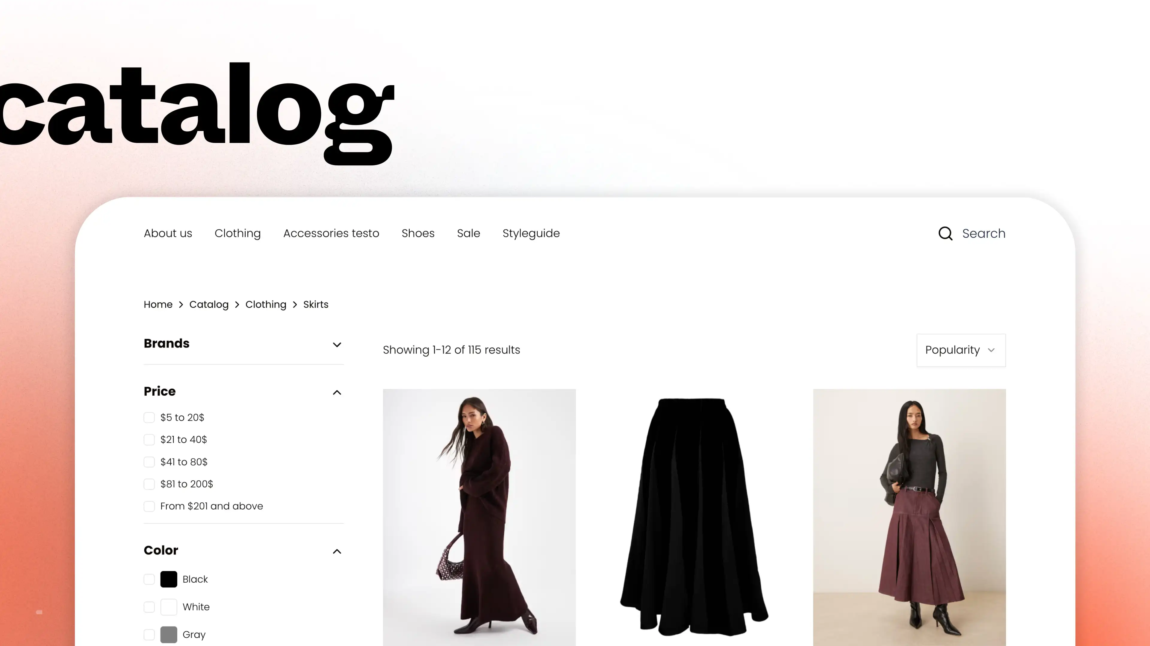 Case banner (mobile version)